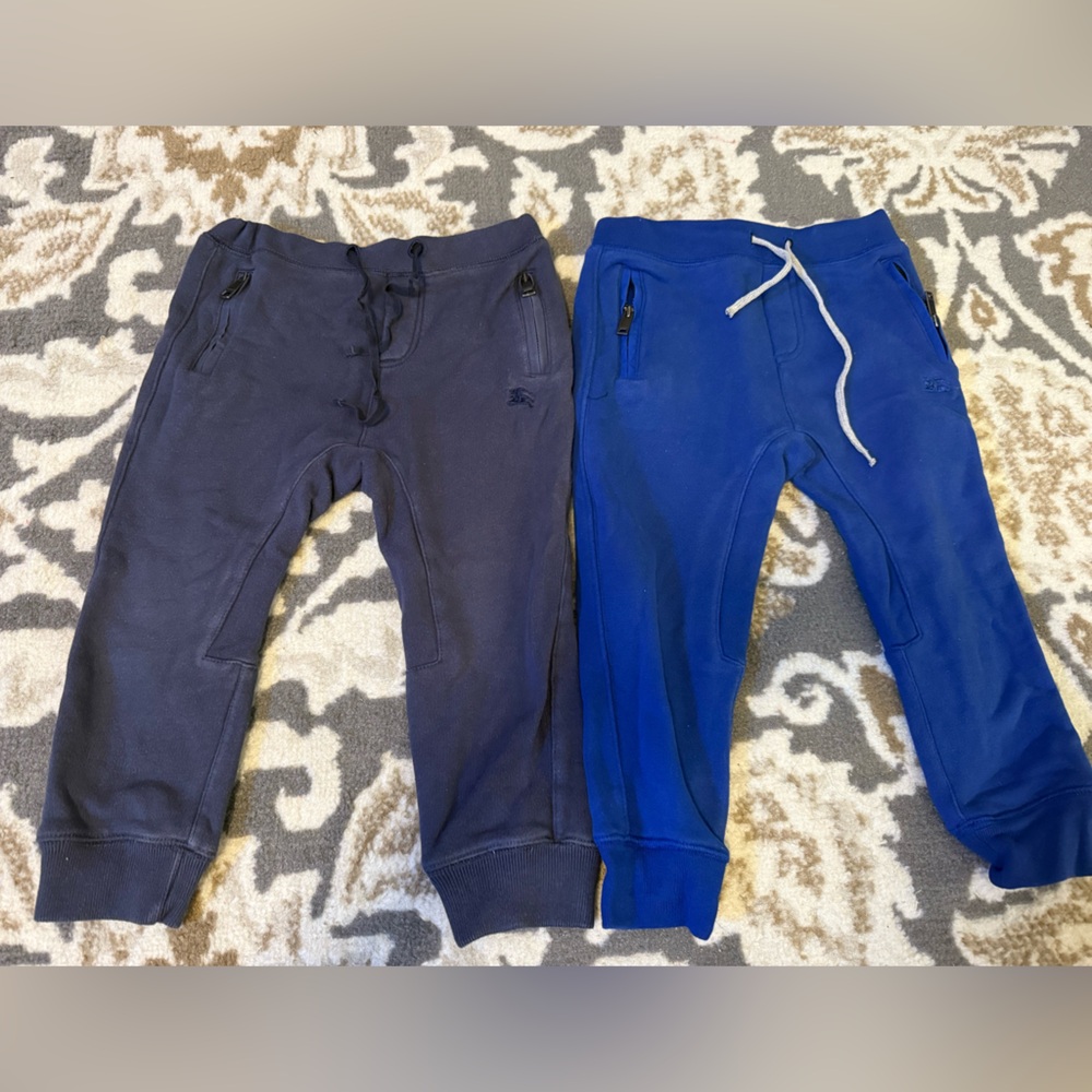 Burberry Kids Dark and Bright Blue Joggers
